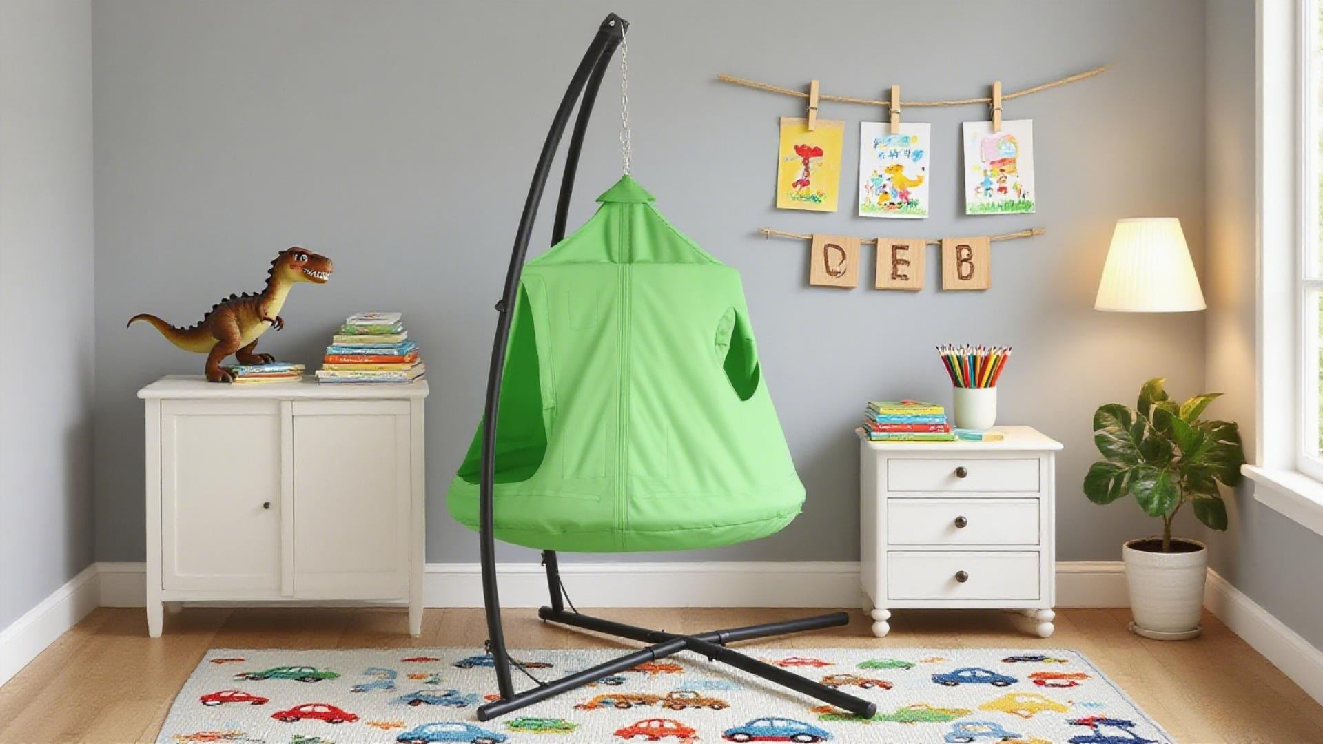 Amazon.com : AthLike X-Shaped Hanging Tree Tent w/Swing Chair