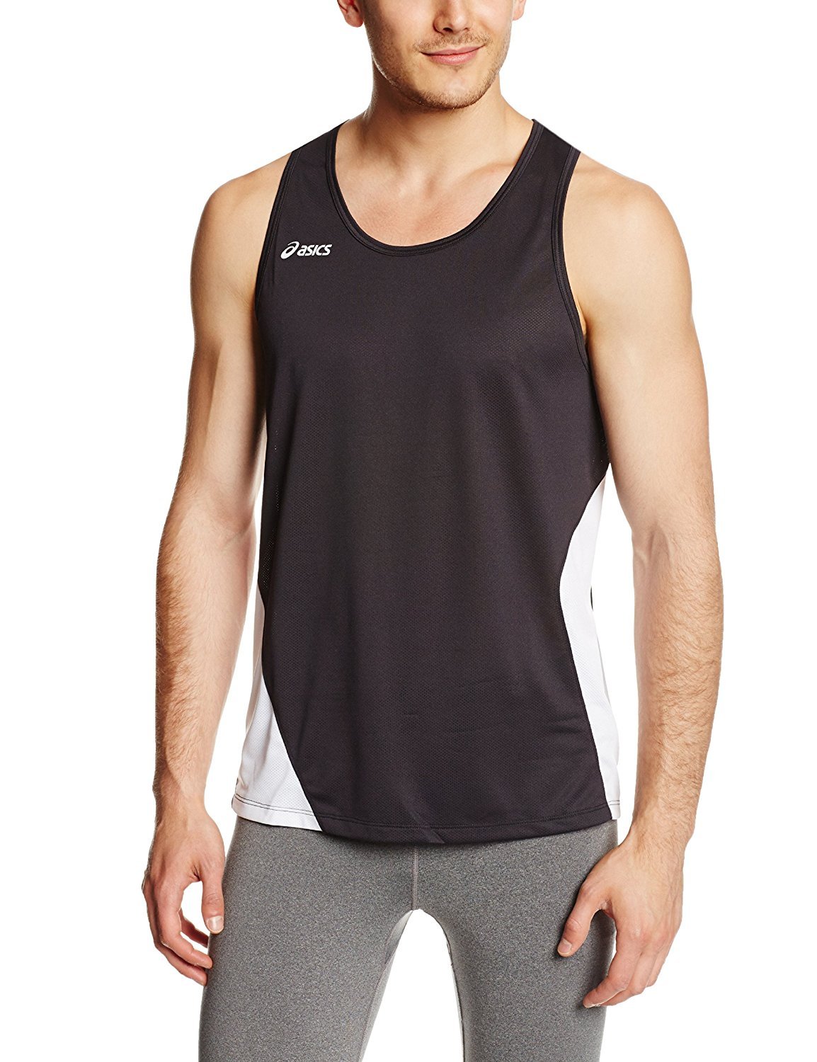 ASICS Men's Wicked Wrestling Singlet (Black/White), 3X-Large