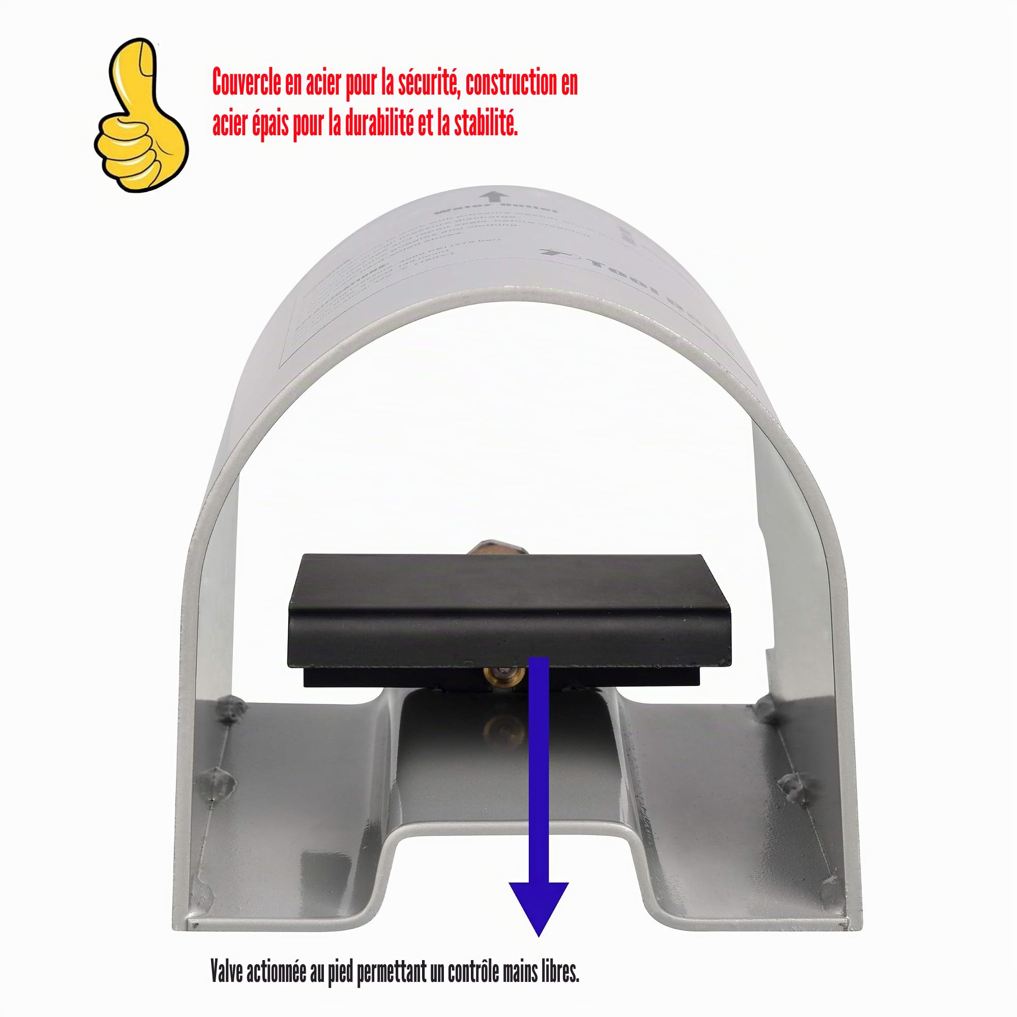 Tool Daily Vanne à Pied Haute Pression pour Tuyau Deboucheur Canalisation