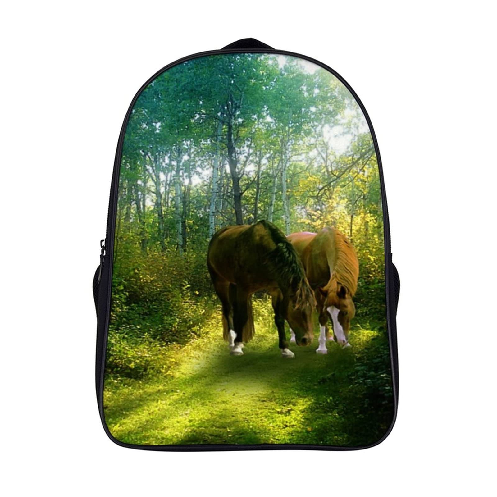 Mochila de ocio y viaje juvenil con estampado de caballo para escapadas de fin de semana 7