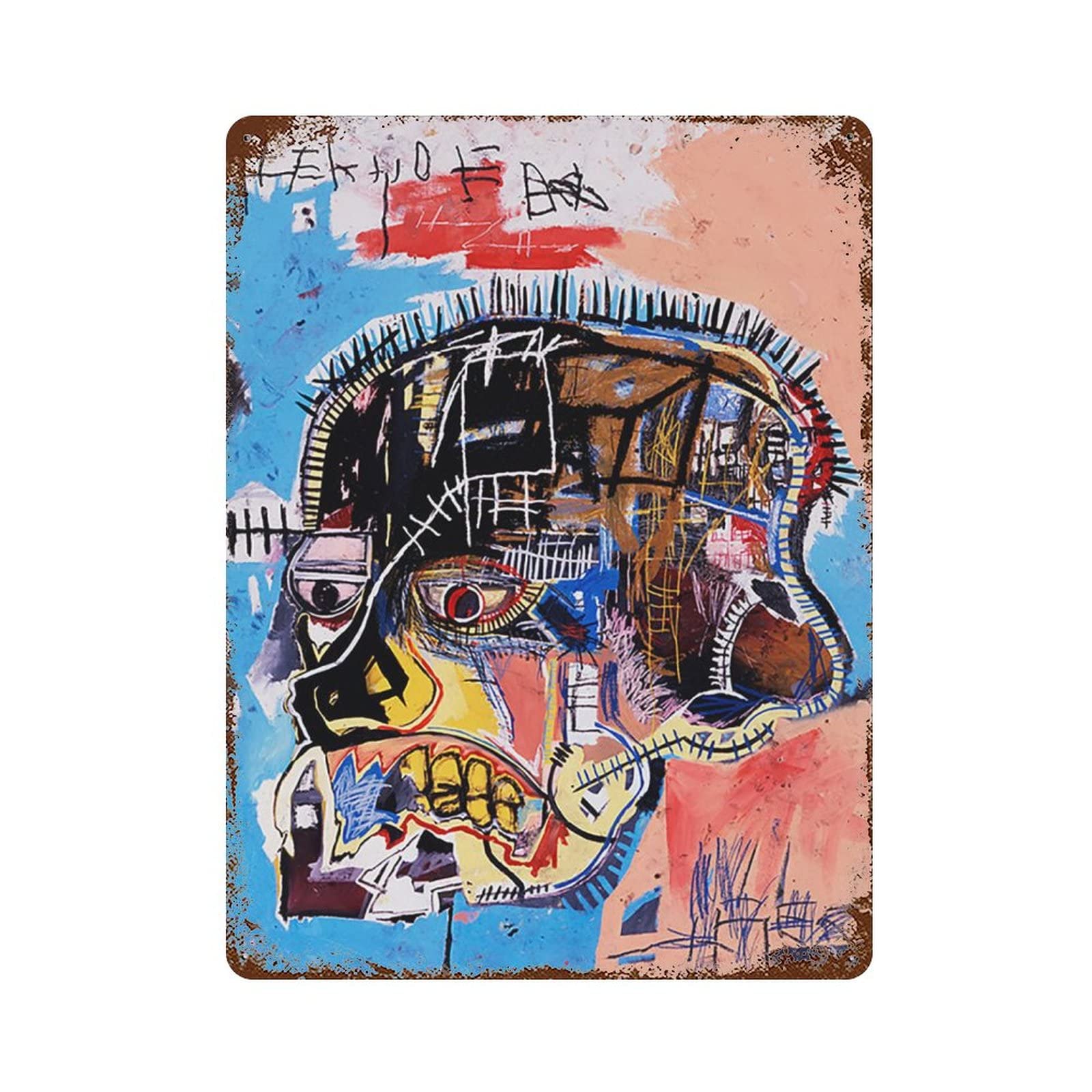 バスキア プレート　壁掛けアート バスキア プレート壁掛けアート