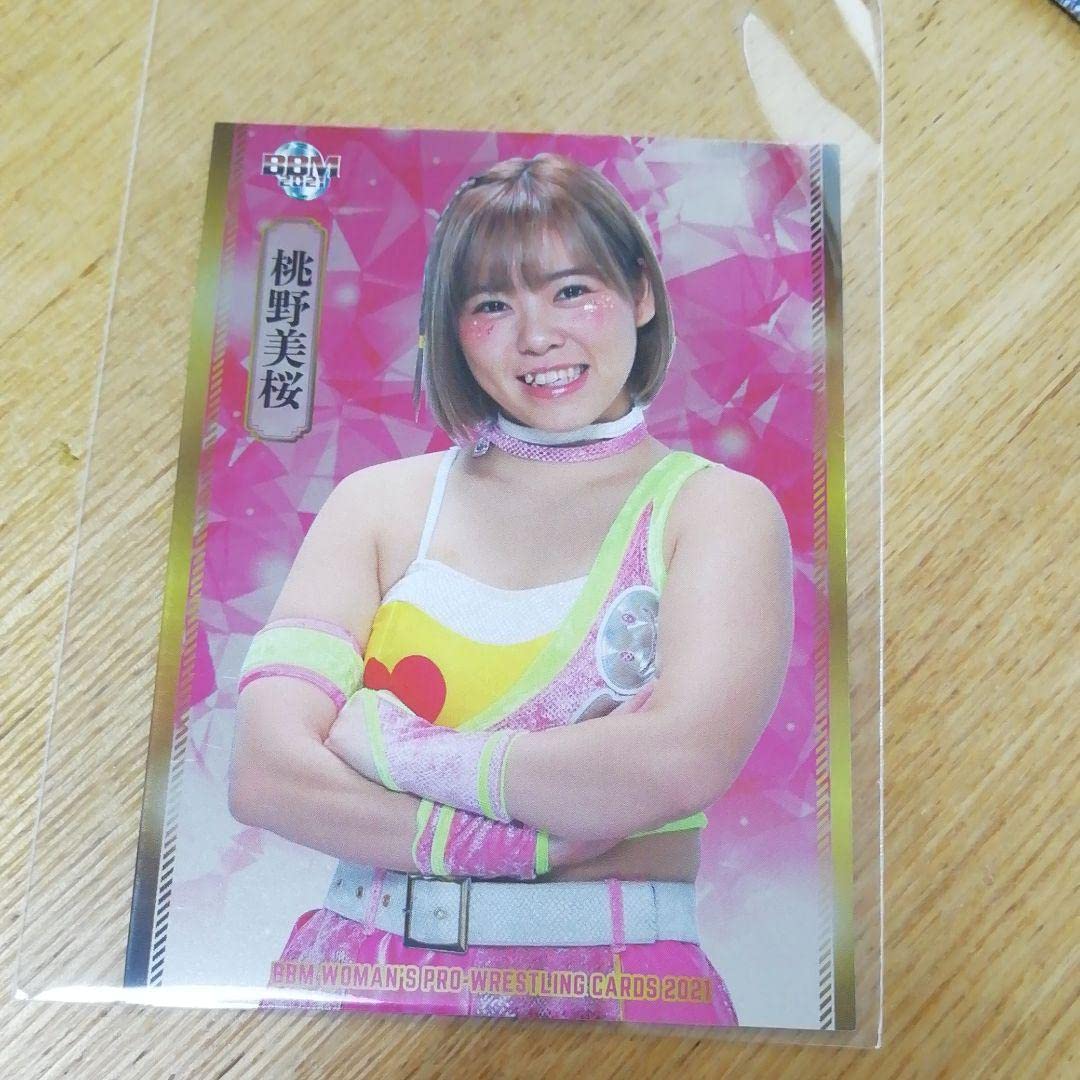 BBM 2021 女子プロレス　桃野美桜　直筆サインカード　/40 SP7 【桃野美桜】BBM 女子プロレスカード 2021 [インサート