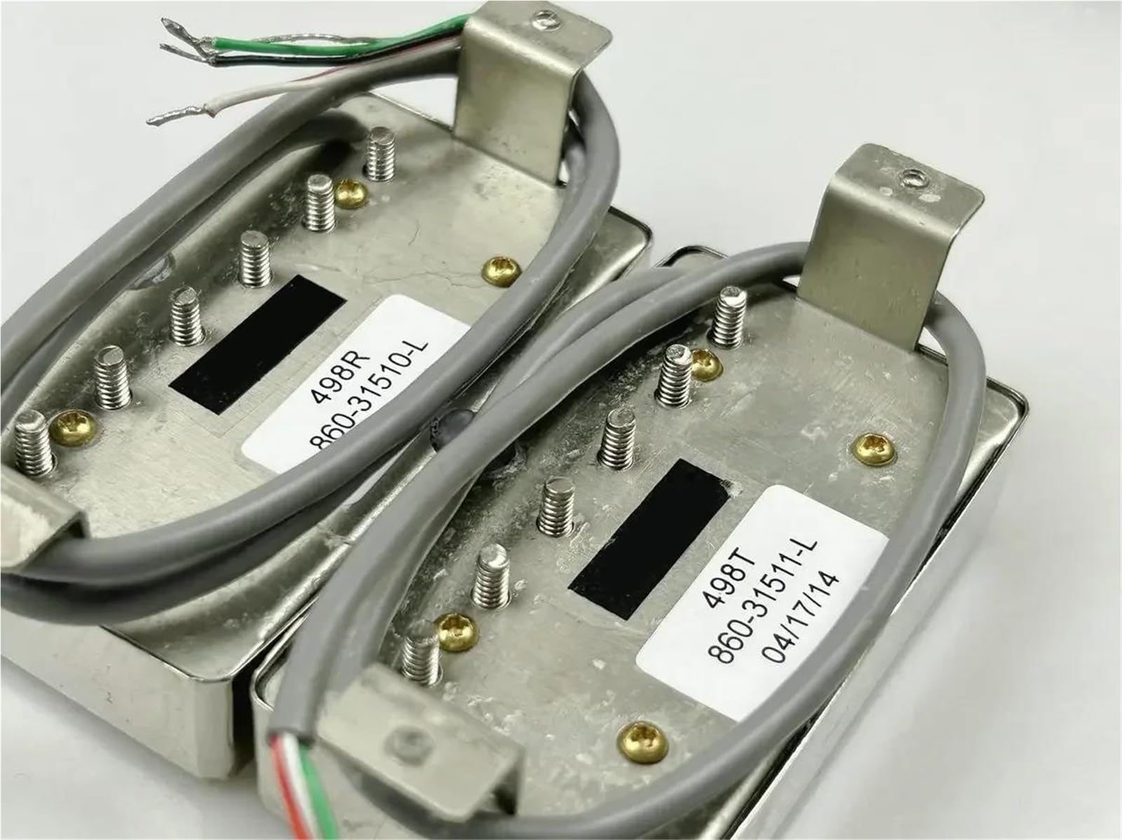 Pastilla Guitarra Eléctrica Pastillas de guitarra Alnico V Juego de pastillas Humbucker Guitarra eléctrica(Gold 4C)