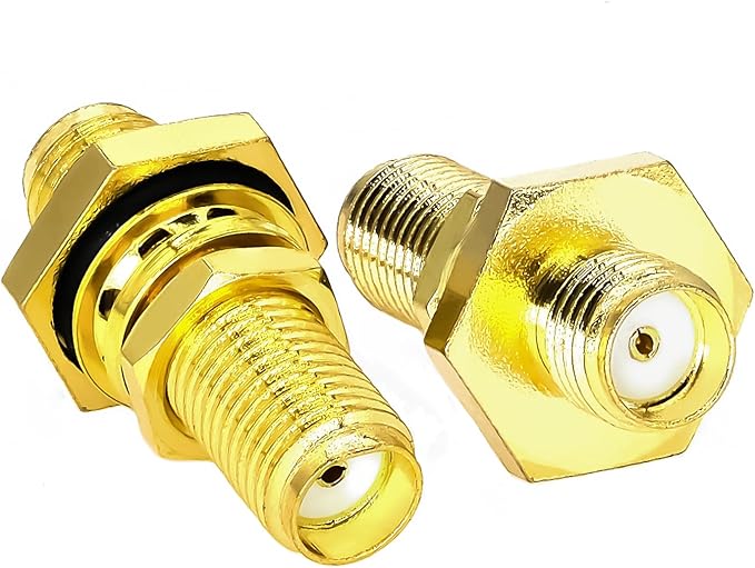 Conector SMA Hembra a Hembra con Tuerca, 2 Piezas, Coaxial miniatura 6