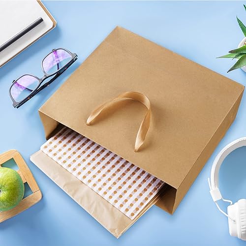 Vista 23 de 15.7" Extra Large Black Gift Bags for Presents with Tissue Paper & Ribbon Handles for Shopping, Small Business, Birthday Party, Baby Shower, Bridal