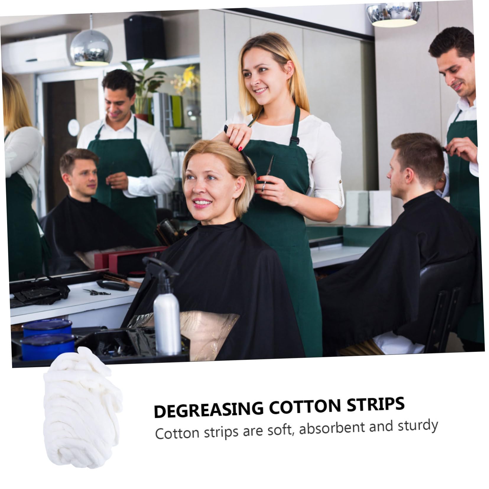 FOMIYES 3 Di Strisce Di Cotone Cotone Morbido Robusto Per La Rimozione Del Trucco Delle Unghie Prodotto Delicato Sulla Pelle