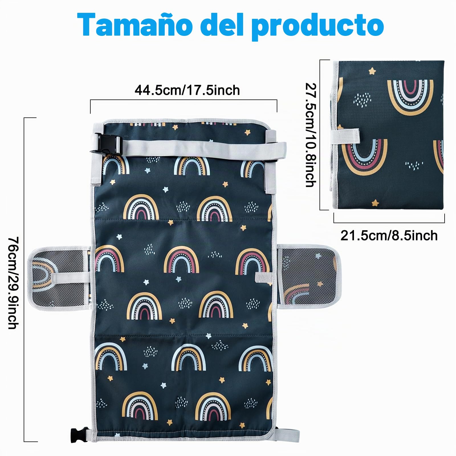 Reposapiés plano infantil, extensión de asiento para niños, cama de avión infantil, esencial de viaje en avión para niños, hamaca de viaje de avión infantil con bolsa de almacenamiento