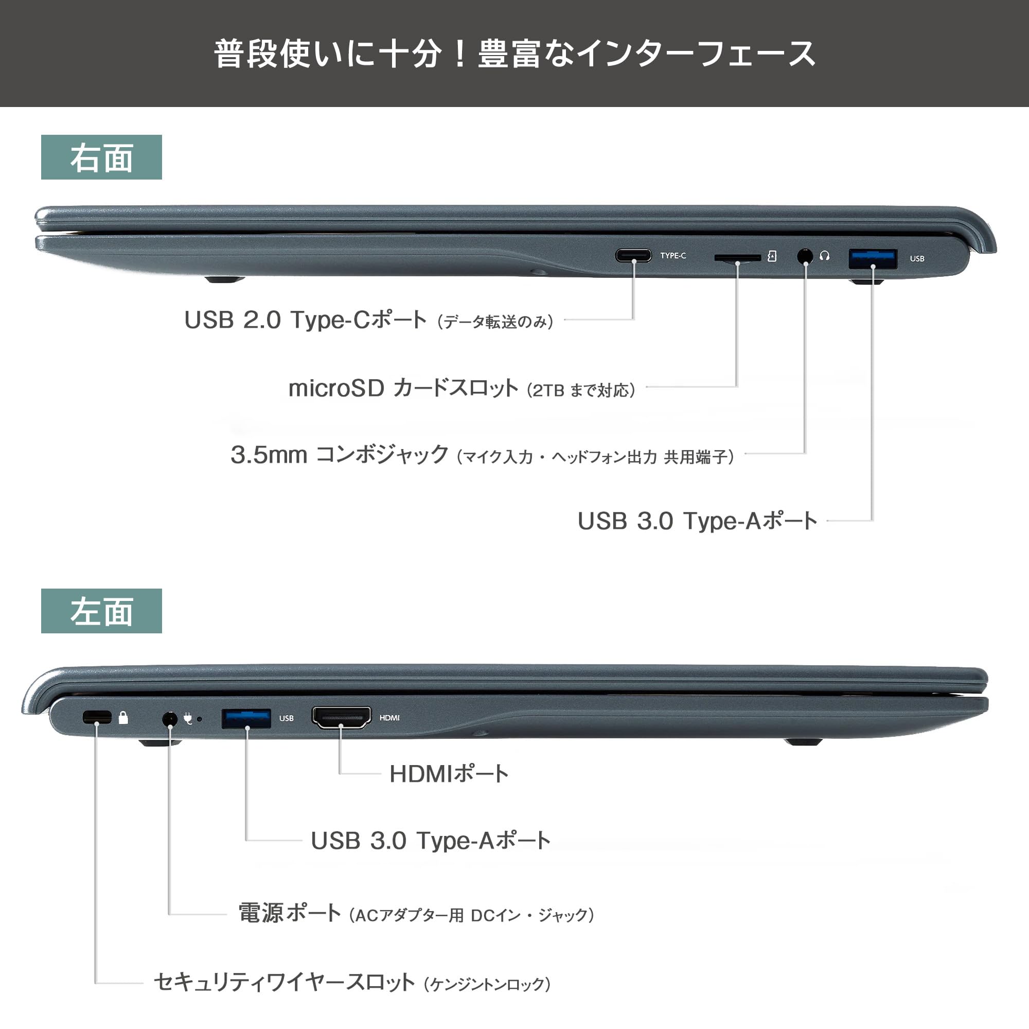 Amazon.co.jp: TENKU ComfortBook15 薄型ノートパソコン 15.6インチ 
