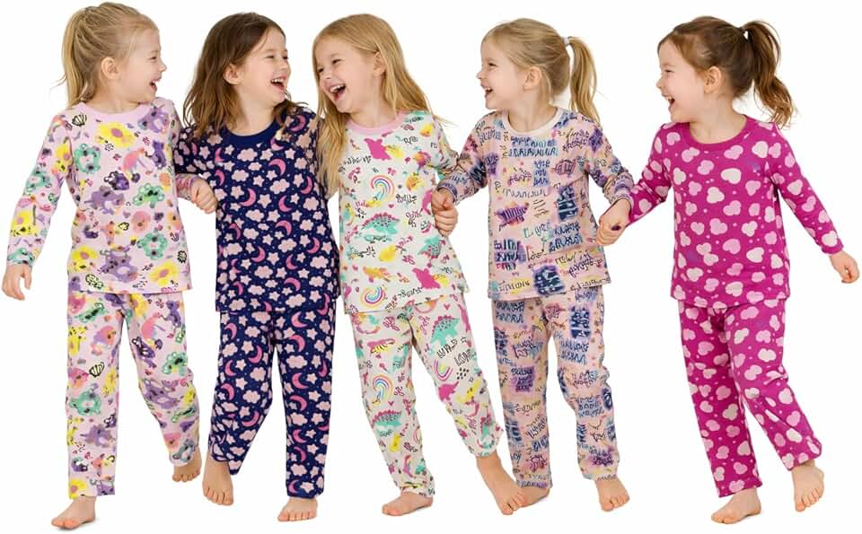 Pijama Malha Longo 100% Algodão Menina