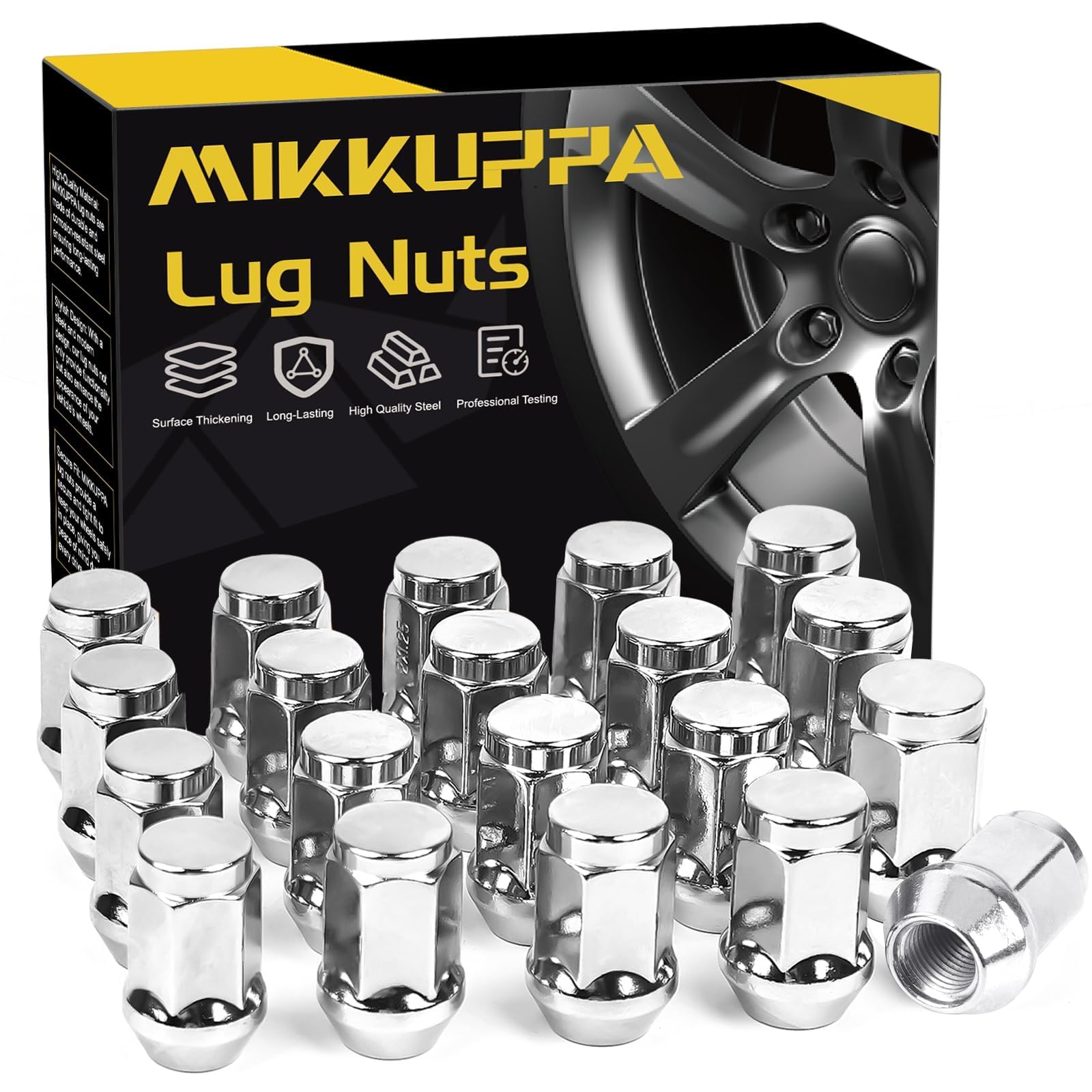 MIKKUPPA M12x1.25 Lug Nuts Chrome