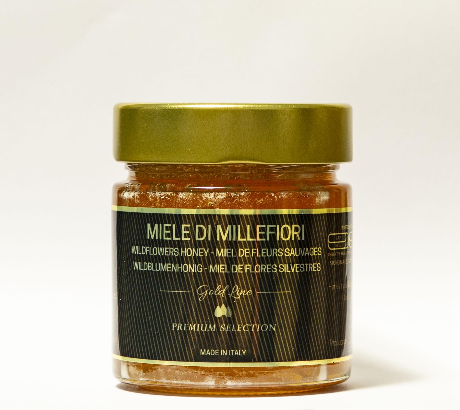 Coffret cadeau contenant trois des meilleurs miels italiens de la plus haute qualité