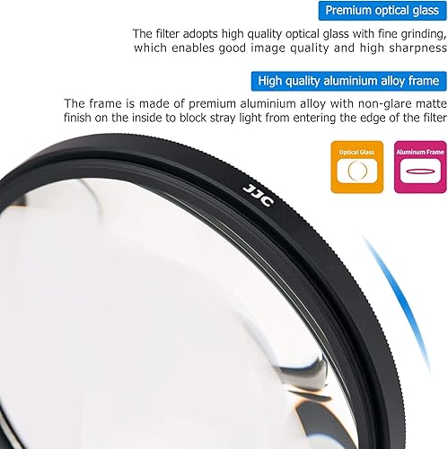 Miniatura 3 de Juego de filtros macro de primer plano de 2.165 in (+2 +4 +8 +10) Accesorio de filtro macro con bolsa de filtro de lente para Sony A6600 A6500 A6400