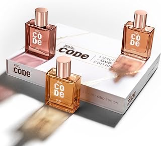 Wild Stone CODE Luxury OUD Eau De Parfum Gift Set For Men | 3x50ml - Regal, Imperial & Glory | Premium EDP Perfumes | Lon... Price In India