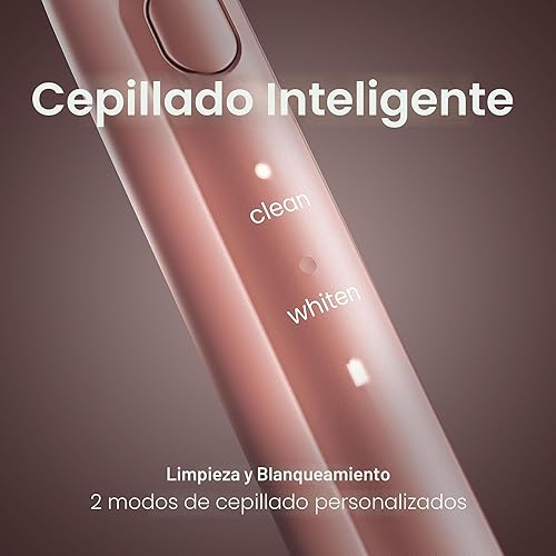 Aquasonic Icon - Cepillo de dientes recargable aceptado por la ADA, soporte magnético y estuche de viaje delgado, 2 modos de cepillado y