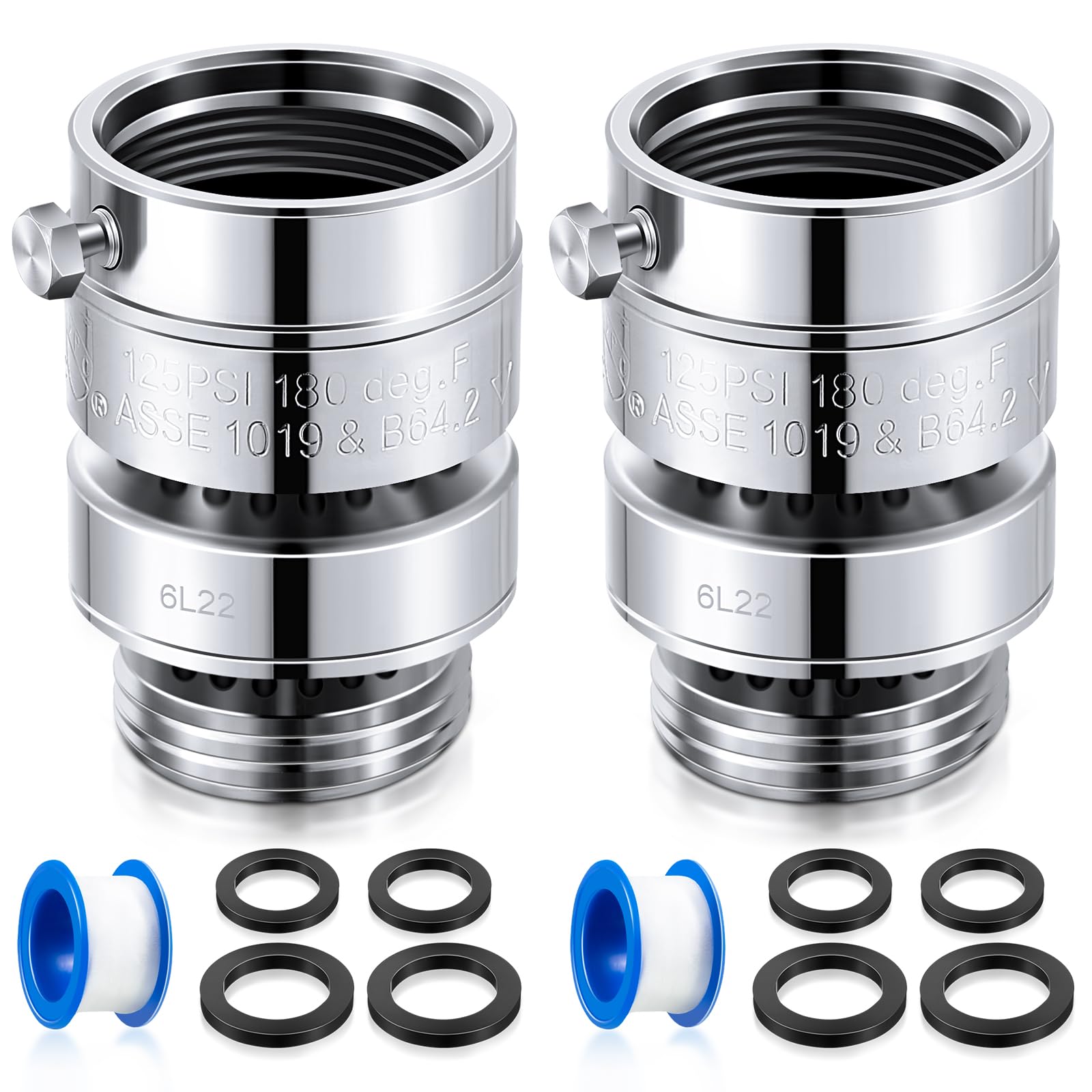 Photo 1 of 2PCS Self Draining Vacuum Breaker Compatible with PK1390 Thread Replacement