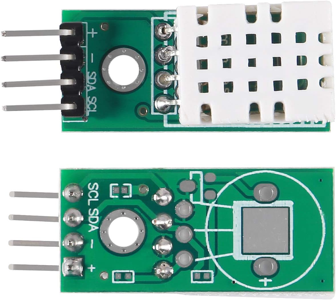 A single AITRIP SHTC3 sensor module with a set of four connecting wires