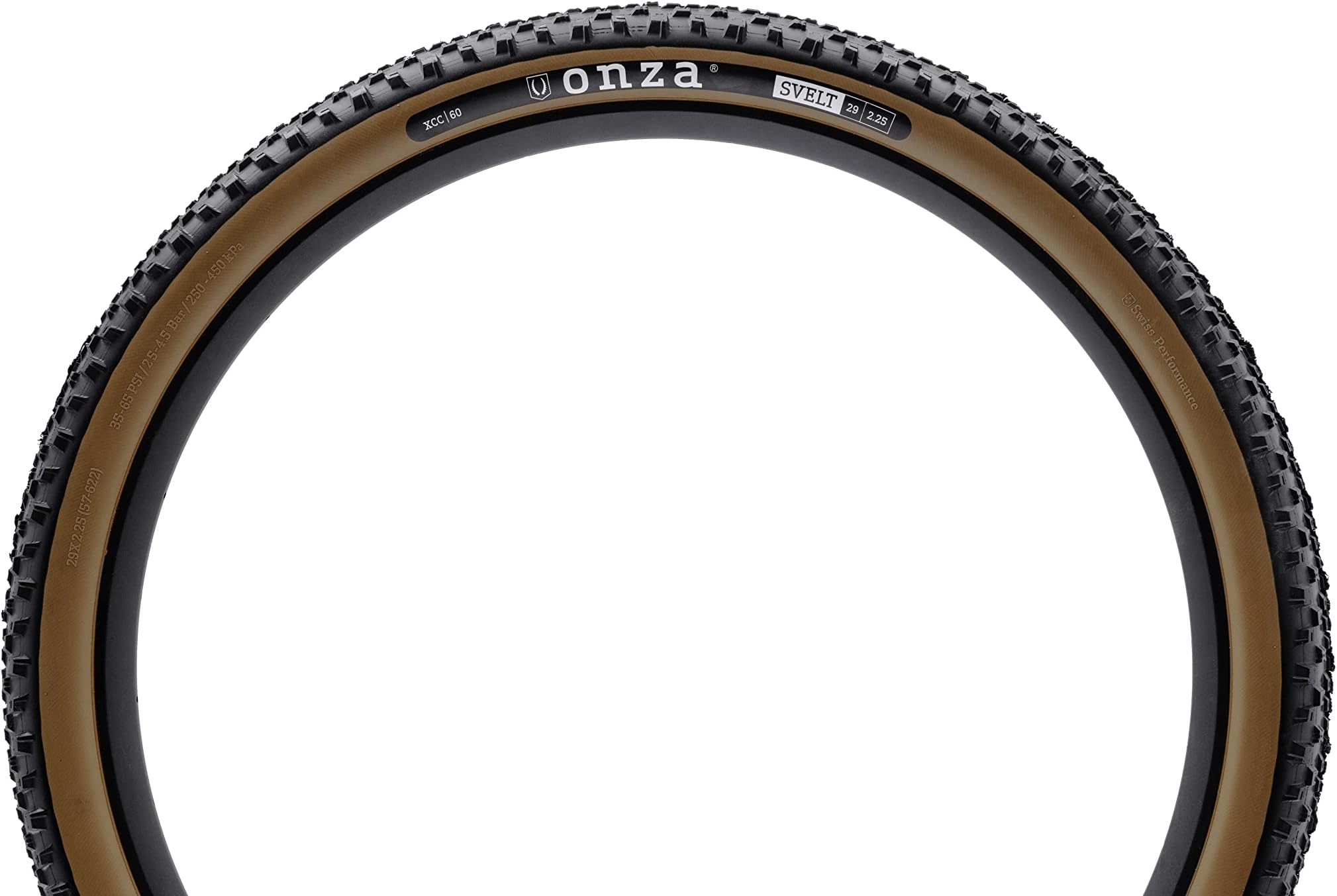 Onza SVELT Unisex Adult MTB Tire, Black, 29 x 2.30