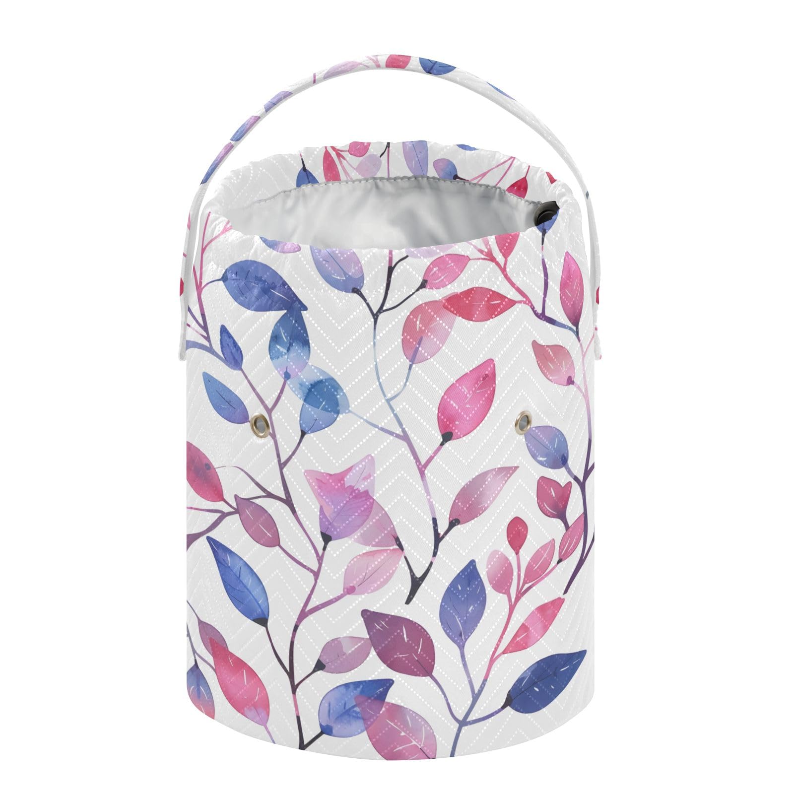 Yarn Storage Bag Small Crochet Bag Knitting Bag Organizer Watercolor Vine Yarn Bags for Crocheting Basket