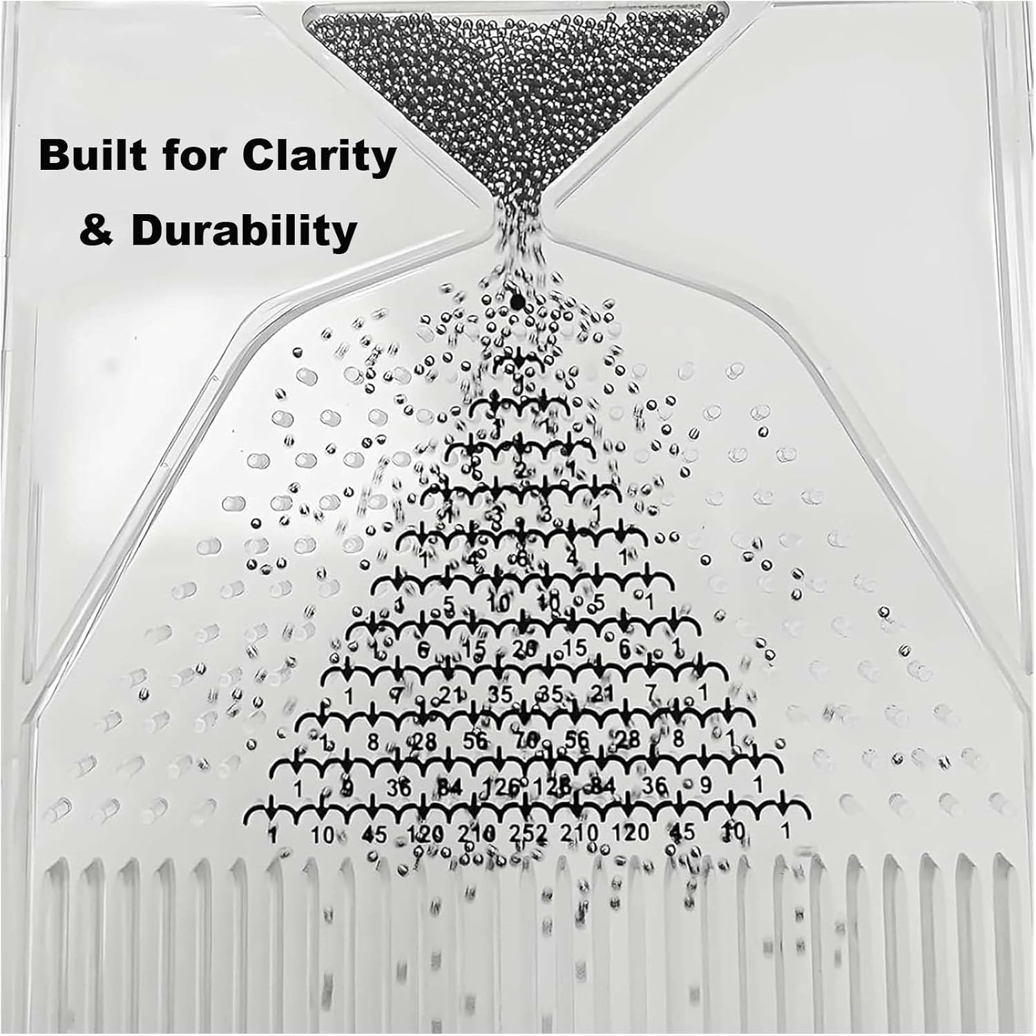 Desk Galton Board, Physics Lab Teaching Tool, Effective Statistical Law Demonstration, Probability Demonstration Model with Bell Curvefor School Labs & STEM Education