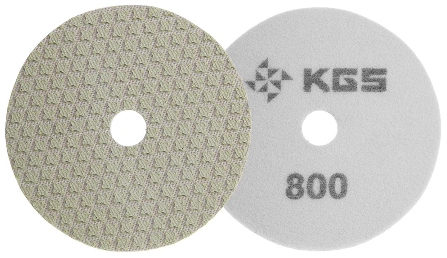 7 Disques Polissage Diamanté à Sec Ø100x15mm KGS Swiflex XX Grain 60 à 3000
