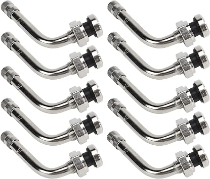 Truck Tire Valve Stems, TR554D 60 Degree Valve Stem Compatible with 22.5in 24.5in Aluminum Wheels with 9.7mm Valve Holes Pack of 20