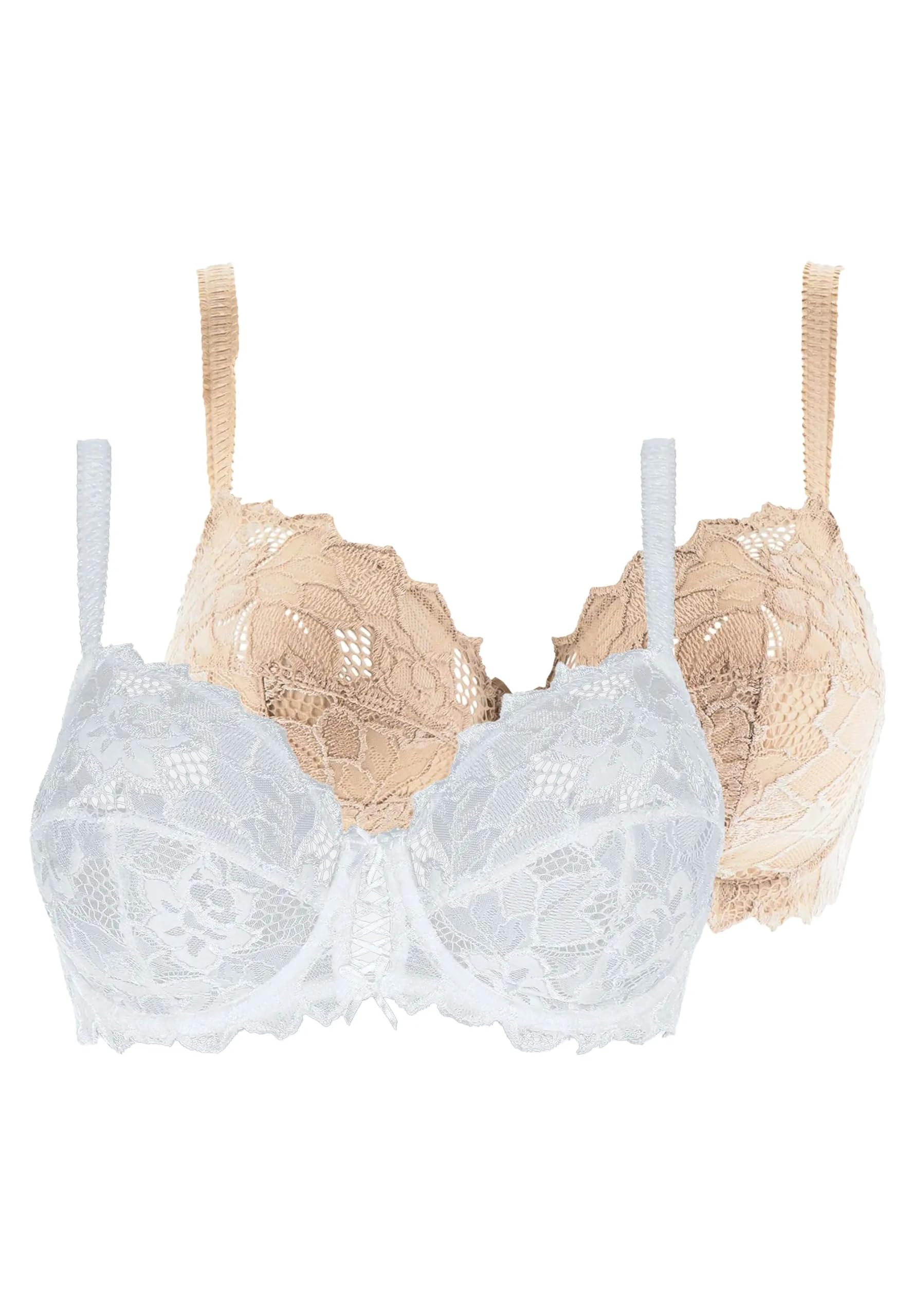 sans Complexe - Arum - Lot de 2 Soutiens-Gorge Emboitant avec Armatures - Dentelle - Femme