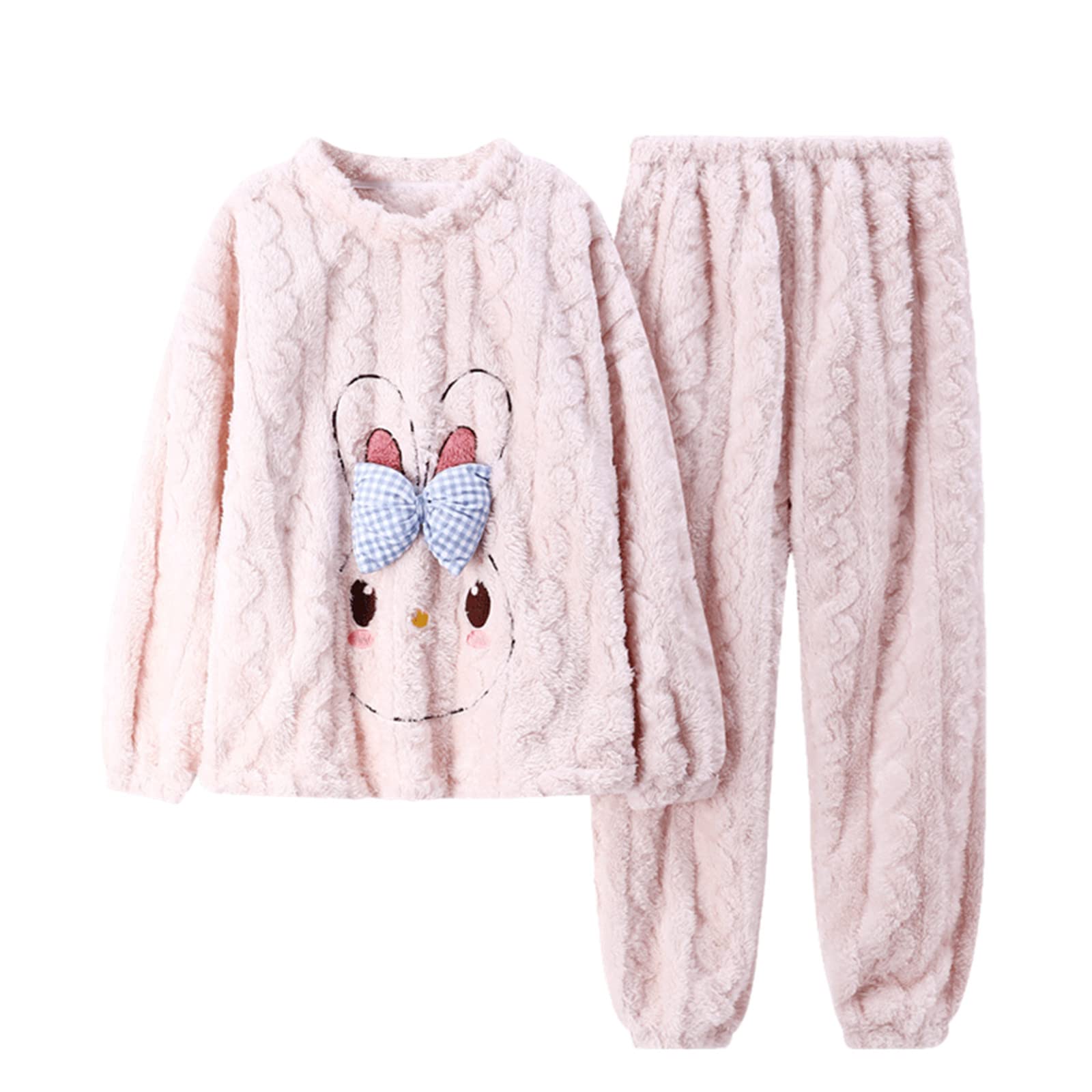 UKKO Pigiama Coral Fleece Pigiamas Winter Winter Winter Flannel Home Service Molla, Autunno E Modelli Invernali