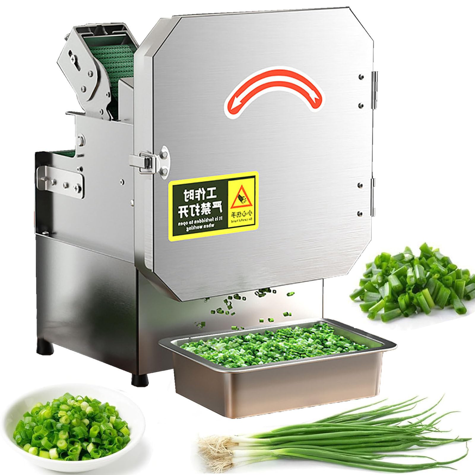 YXZYFPP Commercial Electric Vegetable Cutters Set - Efficient Food Processor & Chopper for Onions, Peppers, Herbs & More - Ideals for Quick Meal Prep