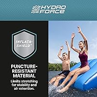 Vista 6 de Bestway Hydro Force Detachable Summer Slide Inflatable Activity Island with Cup Holders and Heavy Duty Handles for Easy Transport