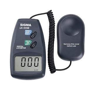 Sigma Instruments Digital Lux Meter (upto 50,000 Lux), with Calibration Certificate