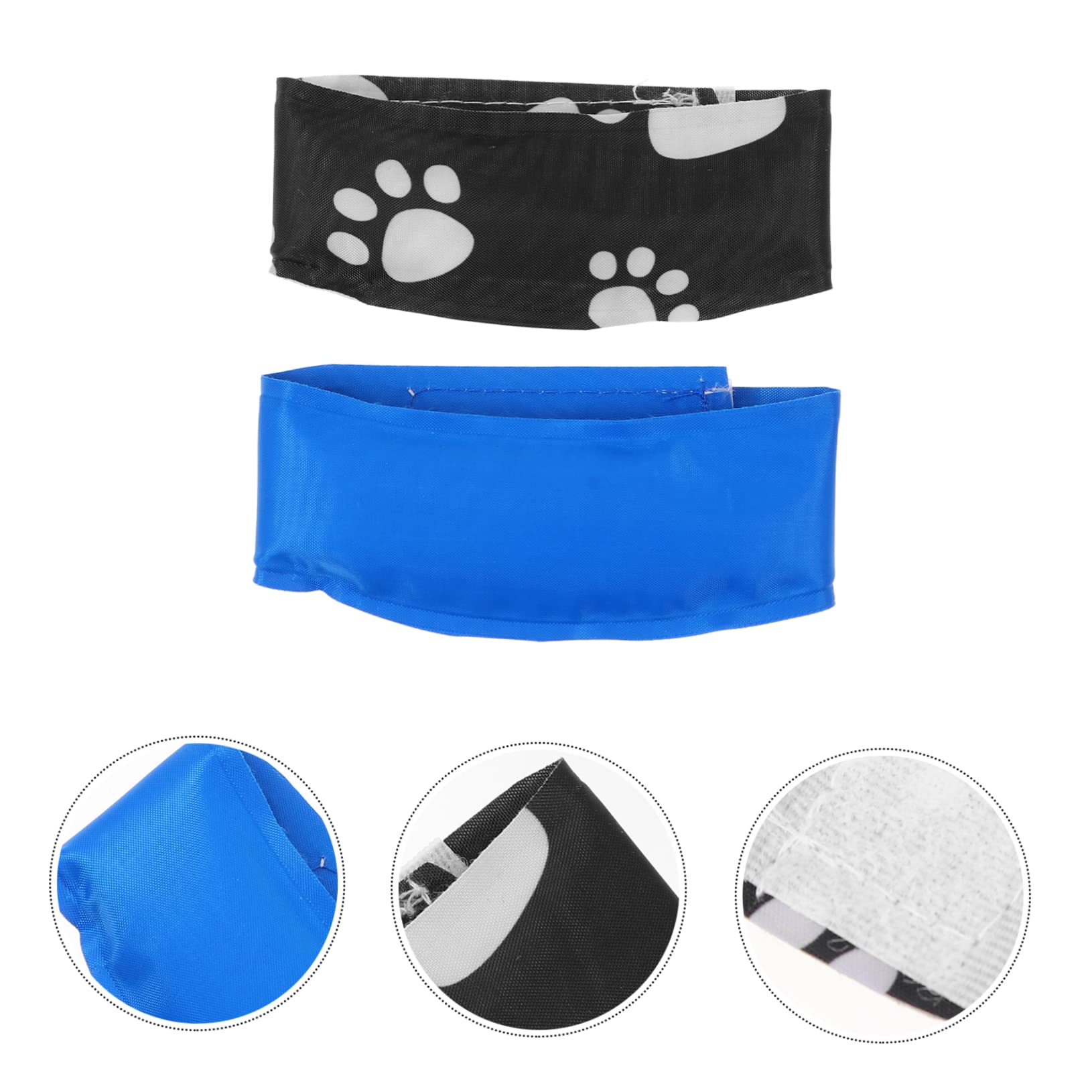 POPETPOP 6stücke Kühlhalsband Für Hunde Sommer-Bandana Mit Selbstkühlendem Material Für Angenehme Frische An Heißen Für Kleine Und Mittelgroße Haustiere