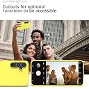 YATWIN Silicone Back Case for Samsung Galaxy S24 FE, Soft-Touch Phone Back Cover for Samsung Galaxy S24 FE - Yellow gallery image
