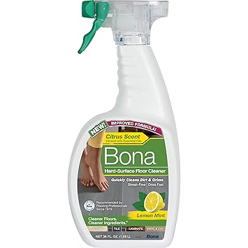 Bona Lemon Mint Floor Care, 36oz Spray, 36 Fl Oz