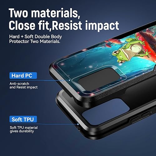 Miniatura 2 de Funda para Moto G 5G 2023, probada en caídas de grado militar, resistente, resistente, resistente, a prueba de golpes, funda protectora para