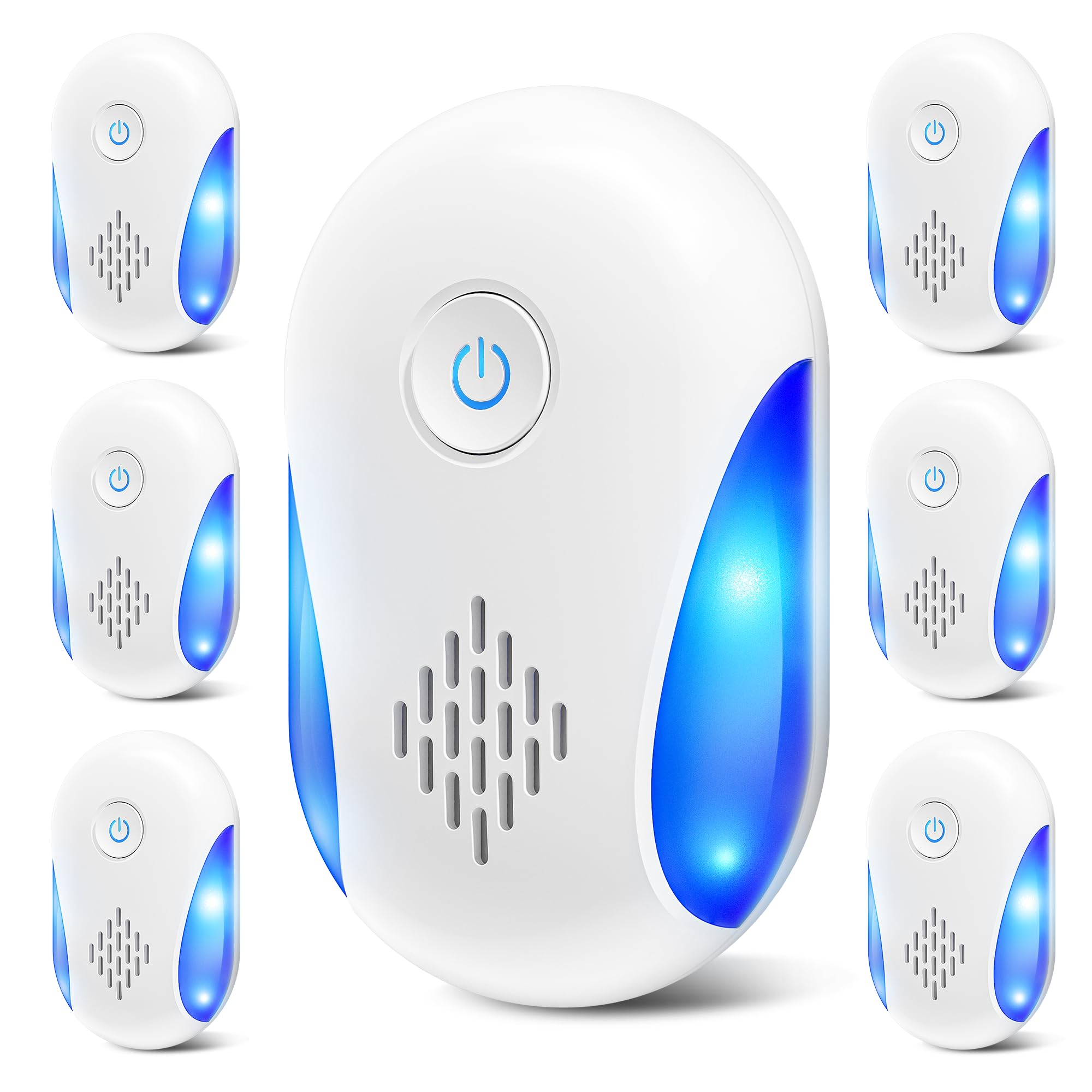 2026 Upgraded Ultrasonic Pest Indoor Repeller 2 Mode 6 Pack