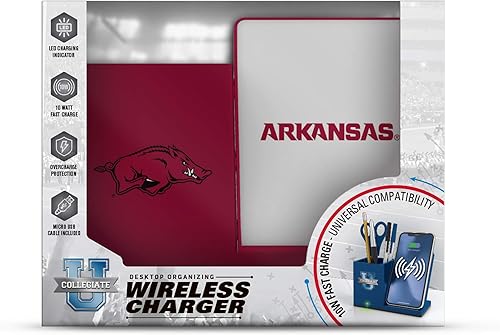 Miniatura 14 de SOAR NCAA - Soporte de carga inalámbrico unisex para teléfono celular y organizador de escritorio