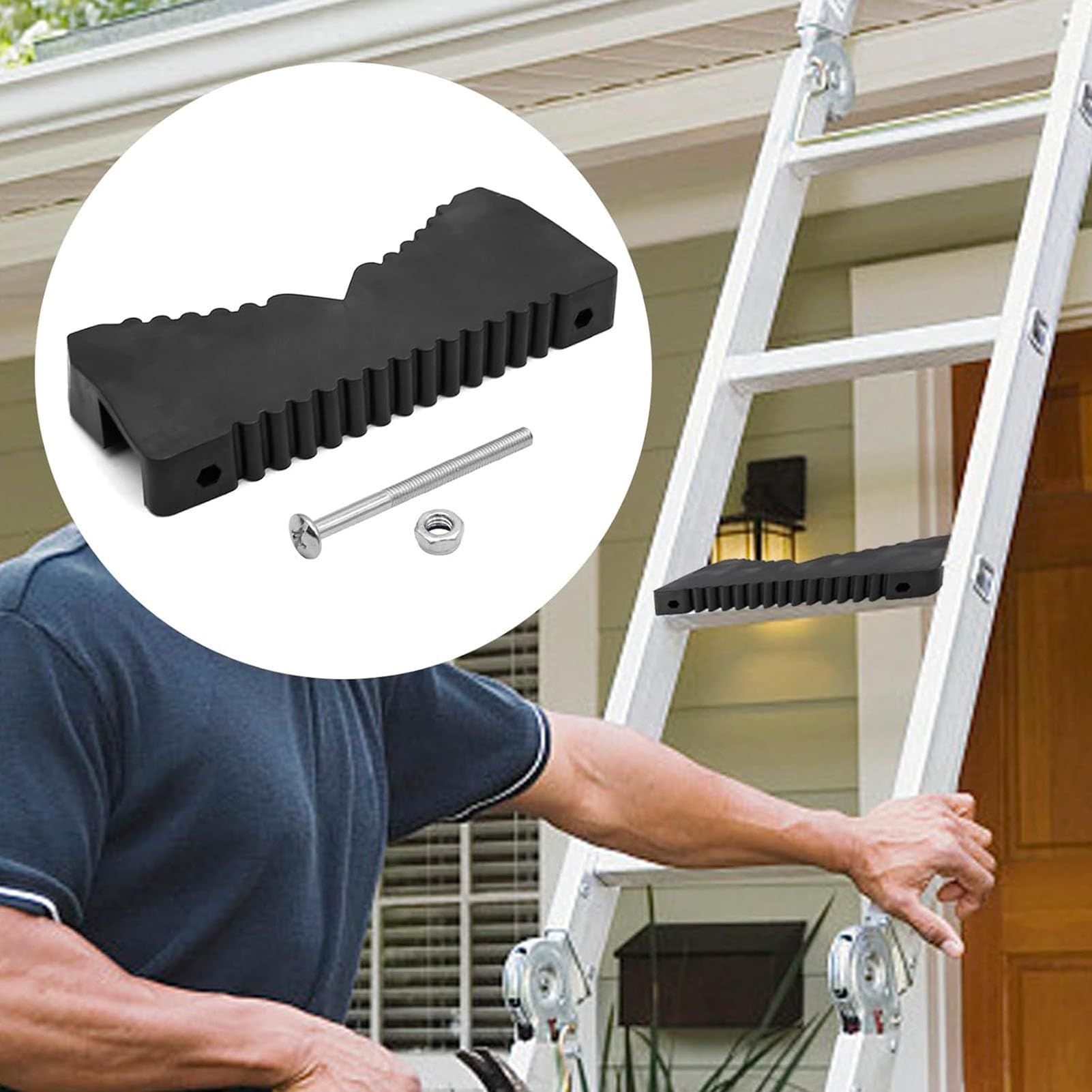 Solide 2-delige ladder 2 x 16 sporten met stabilisatiebalk, niet vrijstaand (C16RB) (Stabiliteitsbalk: Met Stabiliteitsbalk) | Gecoate 2-delige ladder met rechte voet (met stabilisatiebalk Solide 2-delige ladder 2 x 16 sporten met stabilisatiebalk, niet vrijstaand (C16RB) (Stabiliteitsbalk: Met Stabiliteitsbalk) | Gecoate 2-delige ladder met rechte voet (met stabilisatiebalk