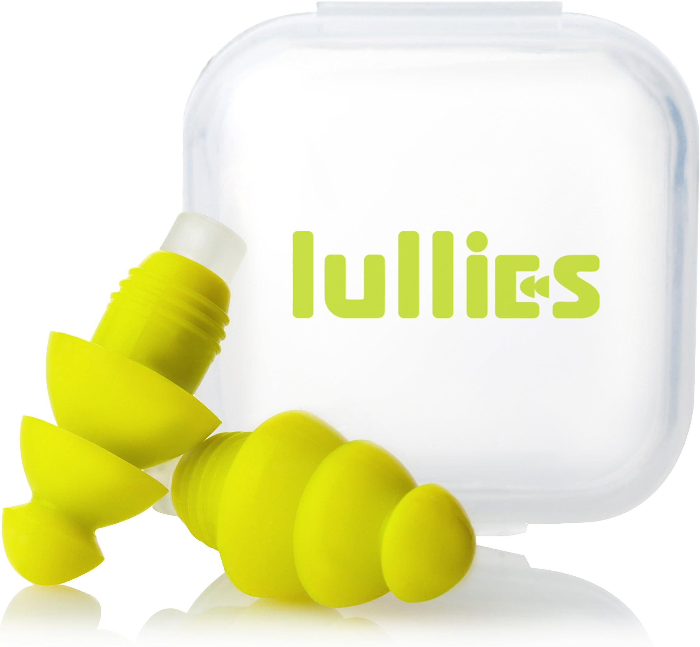 Lullies Safety Ear Plugs (Aureolin) Reusable Noise Reducing Earplugs for Sleeping