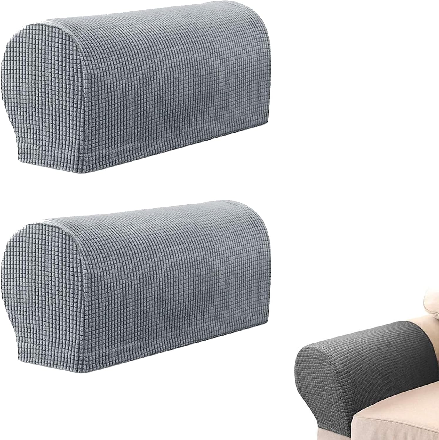 Wexlyn 2Pcs Sofa Arm Covers Armchair Covers, Sofas Arm Chair, NonSlip