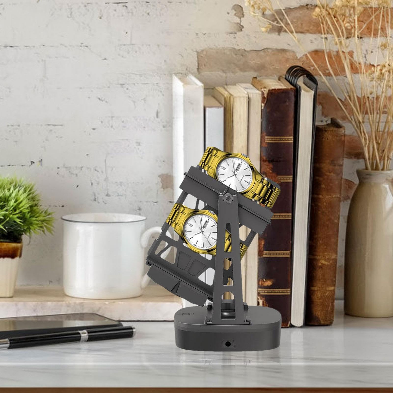 Mechanical Watch Winder - Selfs-Winding Device, Portable Display Stand | Efficient Watch Maintenance for Mechanical Timepieces, Perfect for Both Business and Personal Use with Elegant Design