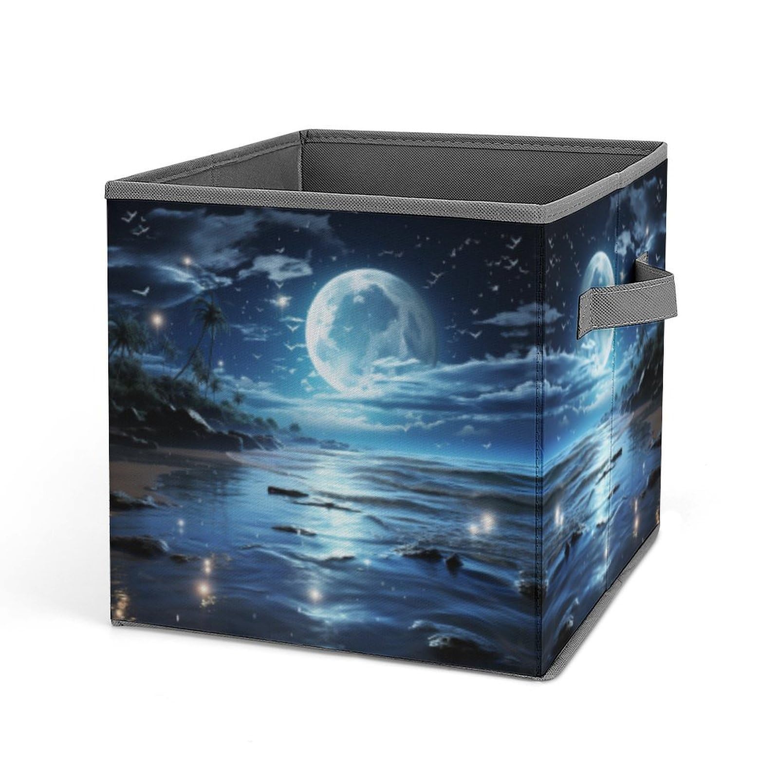 Cubes de rangement pliables anti-désordre bacs pour vêtements imprimés