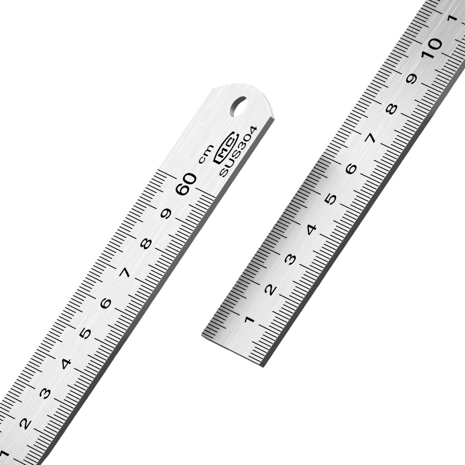 Professional 304 Stainless Steel Measuring Ruler with Lasering Marking for Engineering Accurate Measurements Drafting Ruler