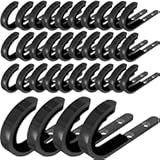 Metal Gun Rack Storage Rifles Shotgun Hooks Wall Mount Hangers for Any Rifles Shotguns Archery Bow with Soft Padding and Heavy Duty Steel…