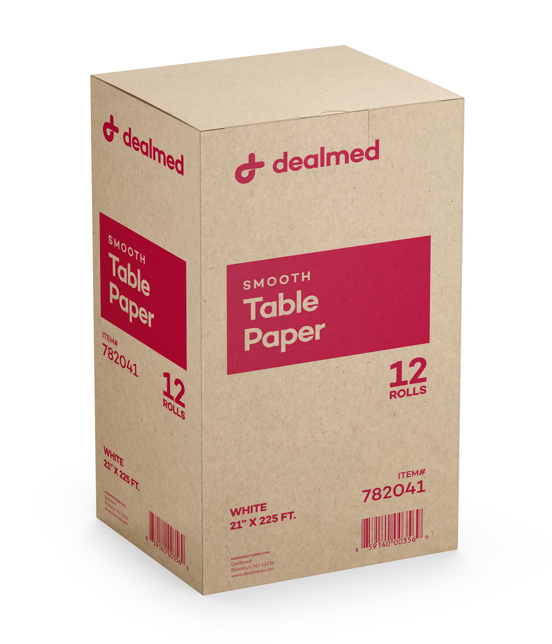 Dealmed Table Paper Exam Cover - 14 in x 125 ft, Crepe, White, 12 Rolls — Amazon image 13