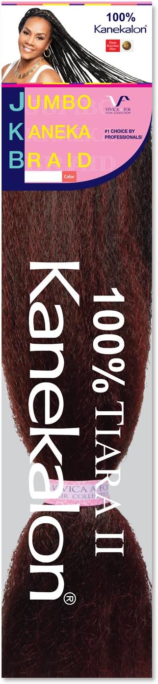 Vivica A. Fox6 Packs of 100% Kanekalon Jumbo Braid (PINK - Neon Pink)"