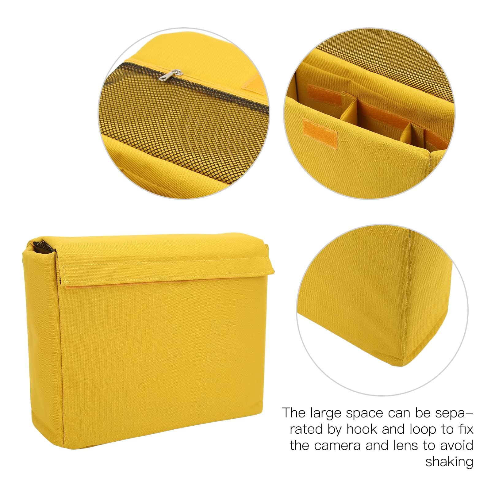Insert appareil photo pour Sac à Dos, Sac de Protection Étanche, Insertion d’appareil Photo Résistant aux Chocs pour Objectifs