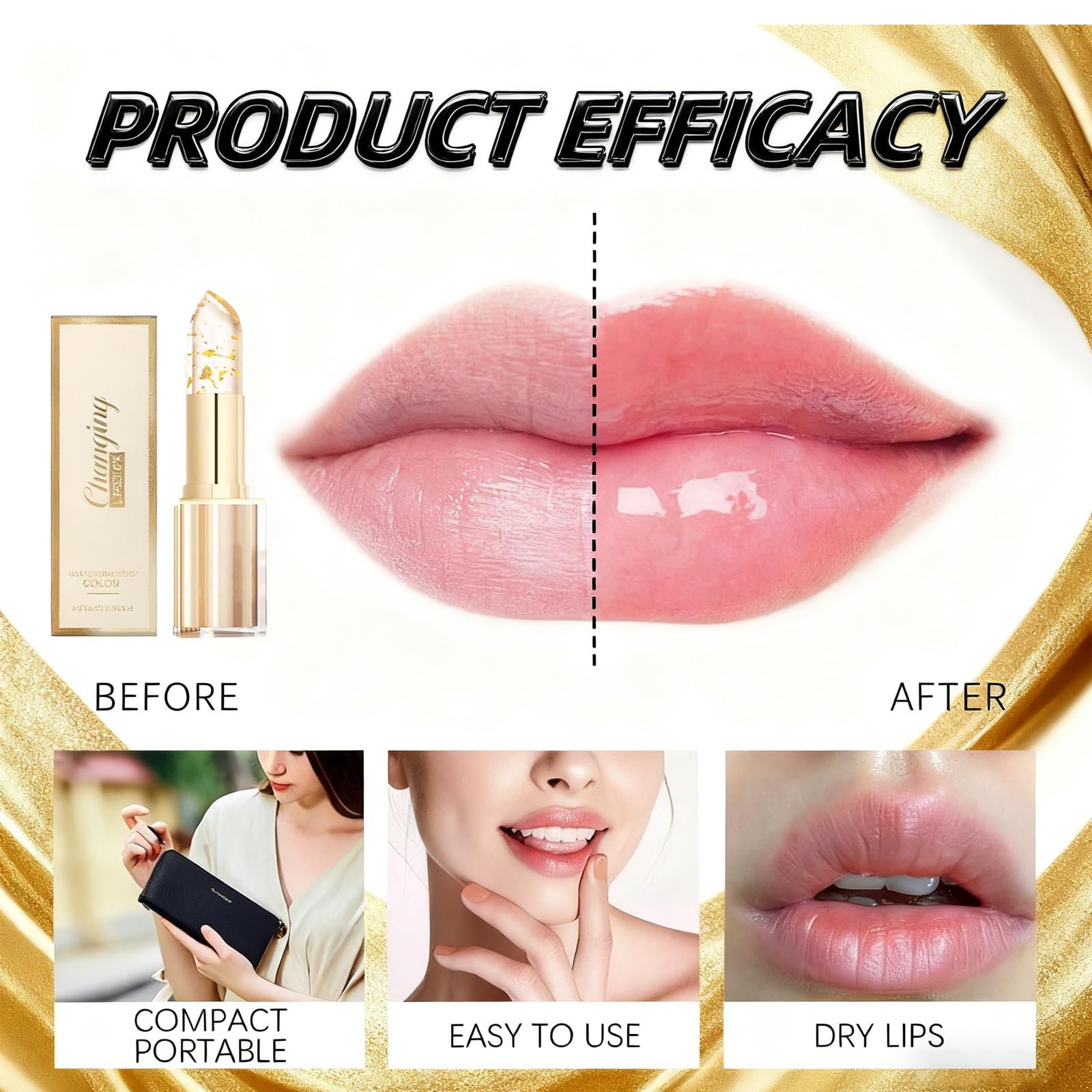 Color Changing Lipstick - pH Reactive Shades -6