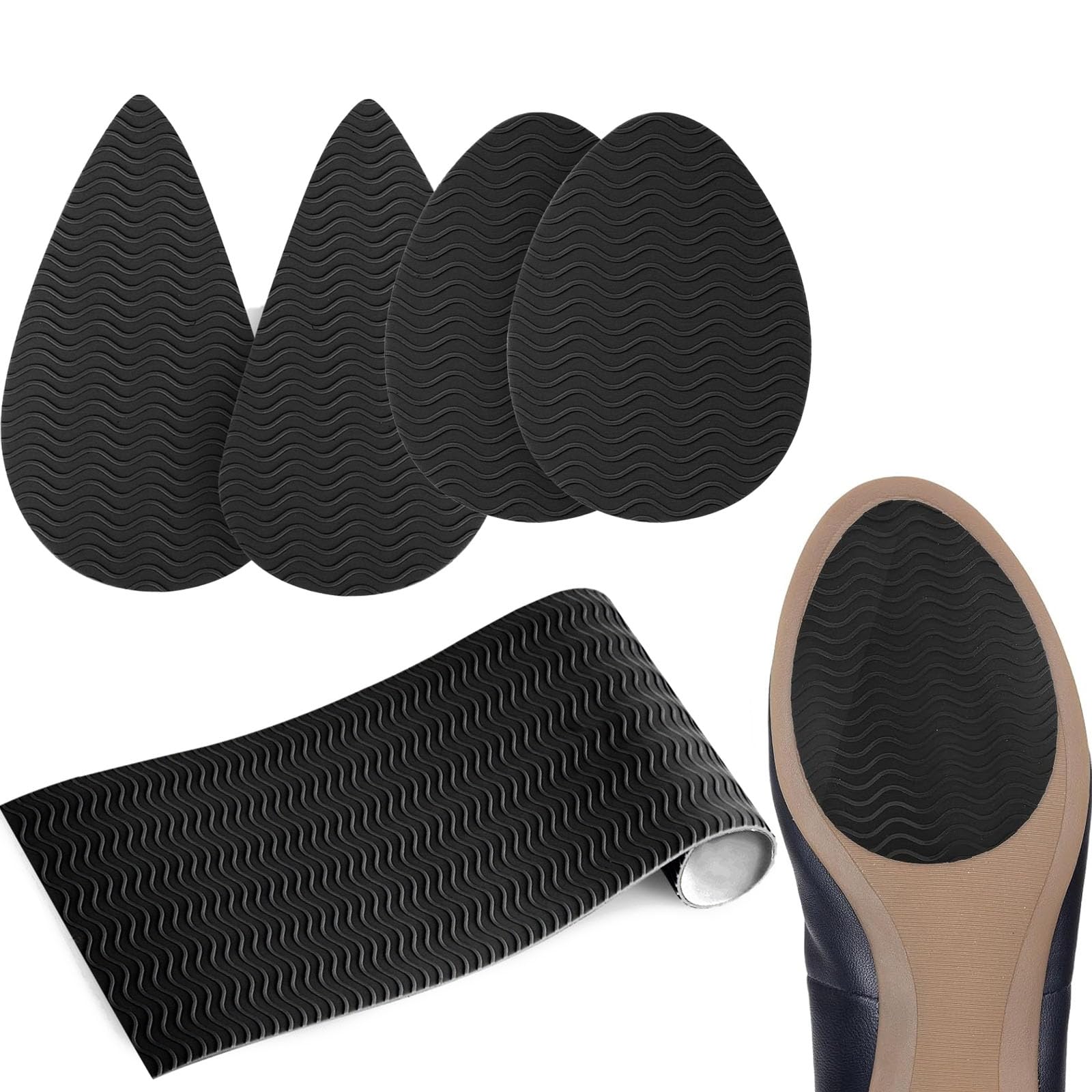 Amazon.co.jp: JeeSoarToFar 3種類の滑り止め靴底パッド接着剤靴