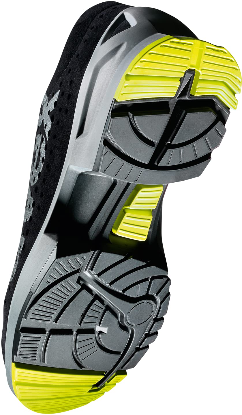Uvex Low Shoe 65658 Boa S1 Size Pu W11 Scarpe Antinfortunistiche Uomo Lime Nero EU