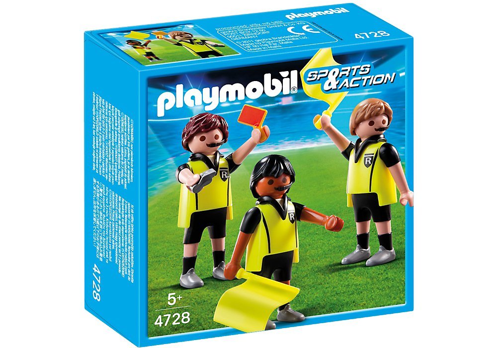 PLAYMOBIL Fútbol - Fútbol Trío Arbitral (4728)